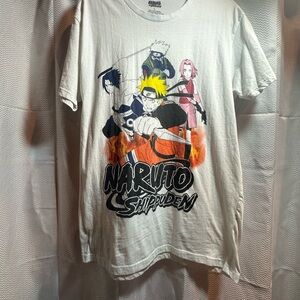Naruto Shippuden Graphic Tee | Anime Streetwear White T-Shirt